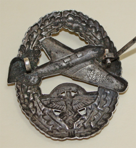 Motorfliegerabzeichen NSFK - hinten